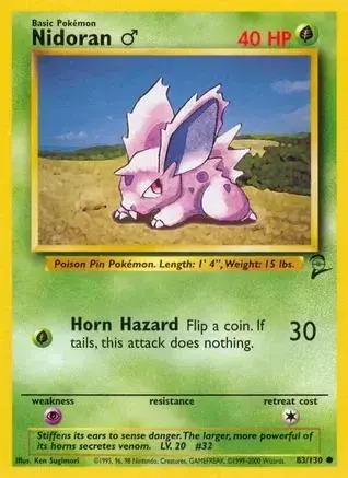 Nidoran - Pokemon Base Set 2 #83