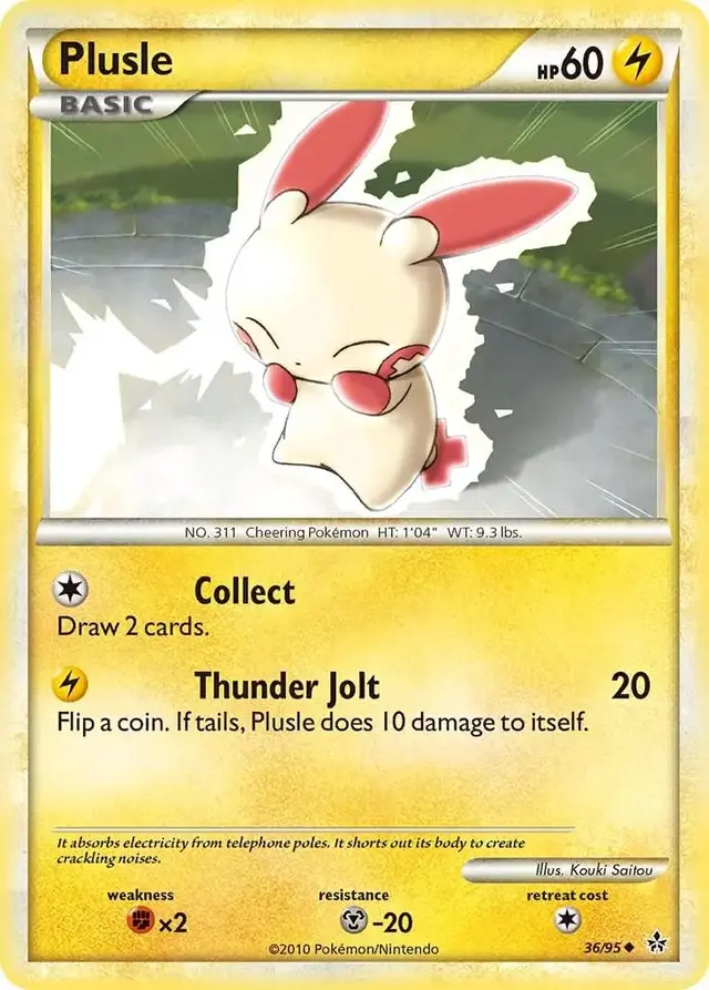 Plusle - Pokemon Unleashed #36