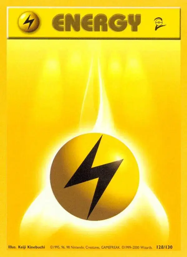Lightning Energy - Pokemon Base Set 2 #128