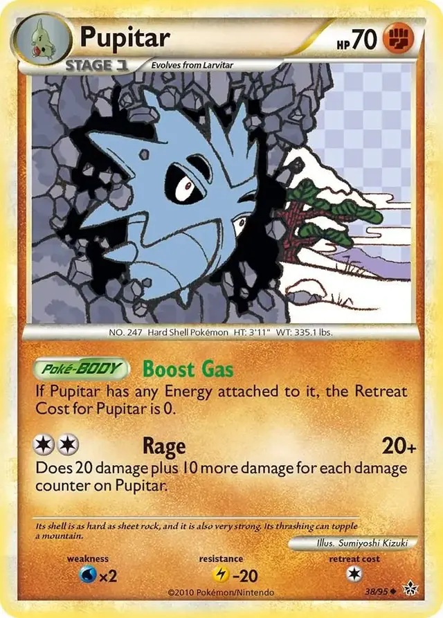 Pupitar - Pokemon Unleashed #38