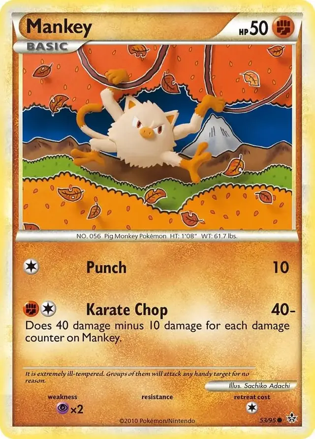 Mankey - Pokemon Unleashed #53