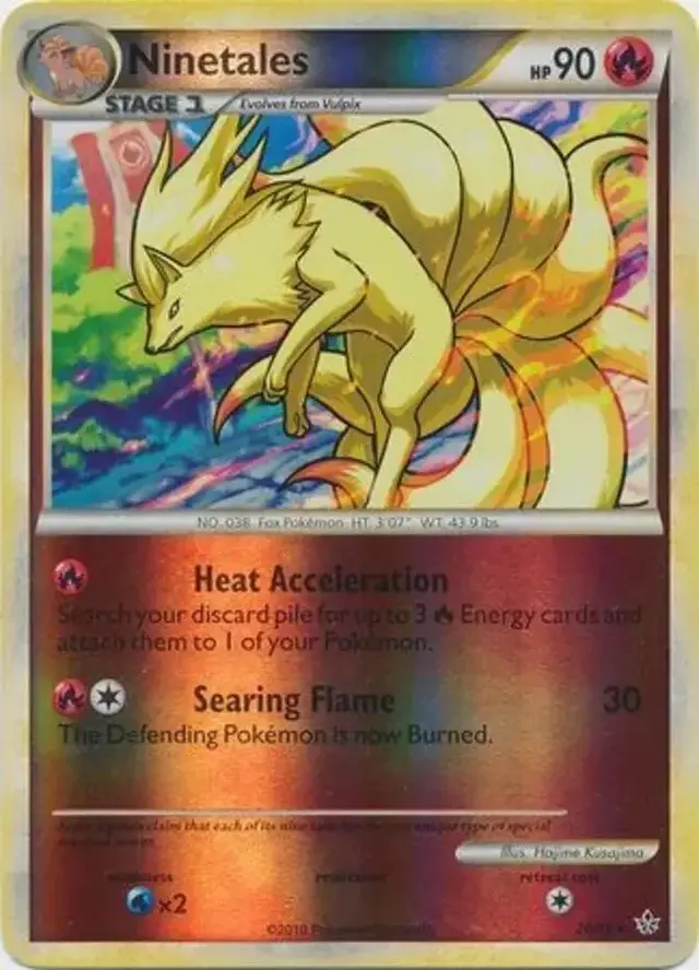 Ninetales [Reverse Holo] - Pokemon Unleashed #20