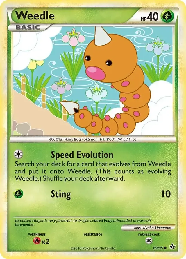 Weedle - Pokemon Unleashed #69