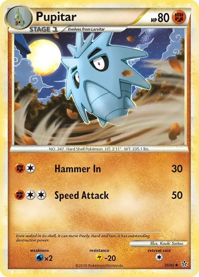 Pupitar - Pokemon Unleashed #39