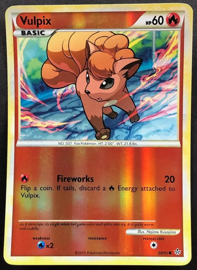 Vulpix [Reverse Holo] - Pokemon Unleashed #68