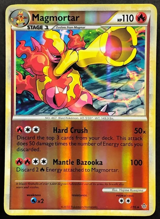 Magmortar [Reverse Holo] - Pokemon Unleashed #2