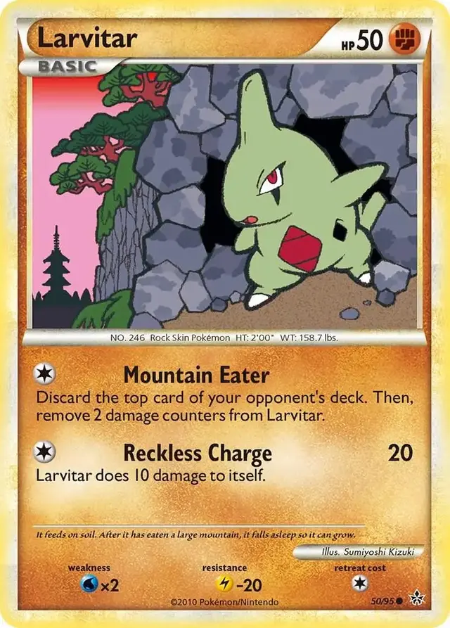 Larvitar - Pokemon Unleashed #50