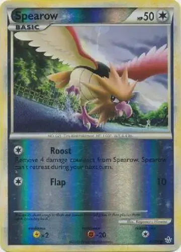 Spearow [Reverse Holo] - Pokemon Unleashed #62