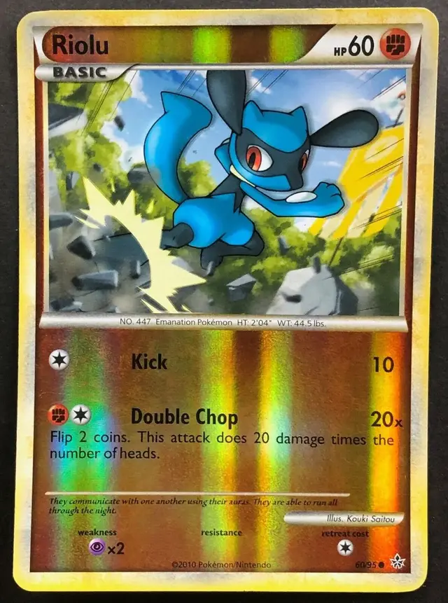Riolu [Reverse Holo] - Pokemon Unleashed #60