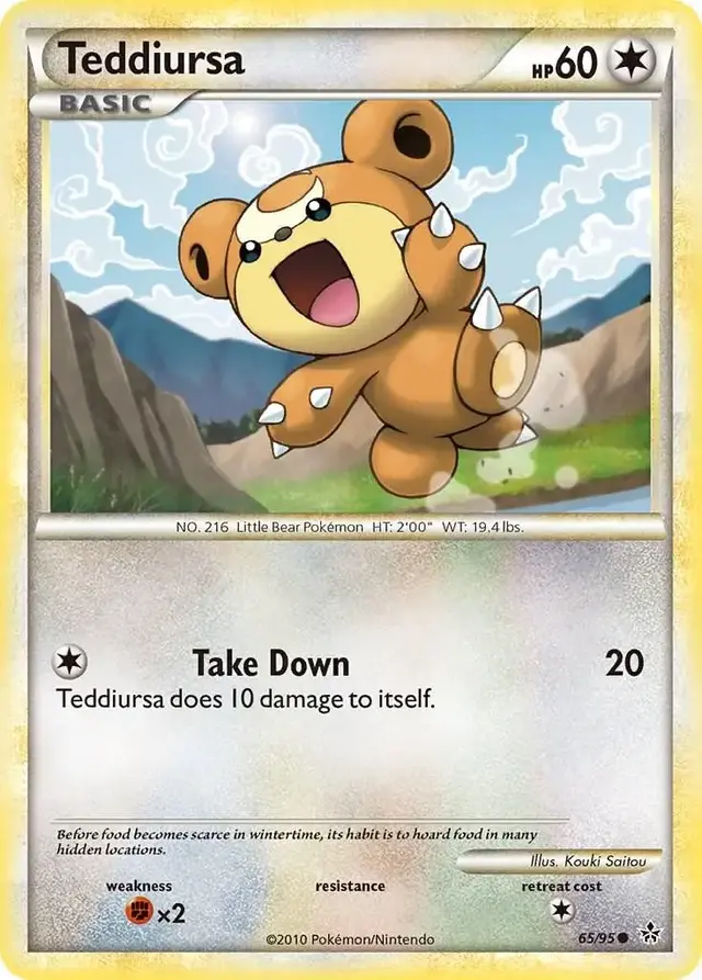 Teddiursa - Pokemon Unleashed #65