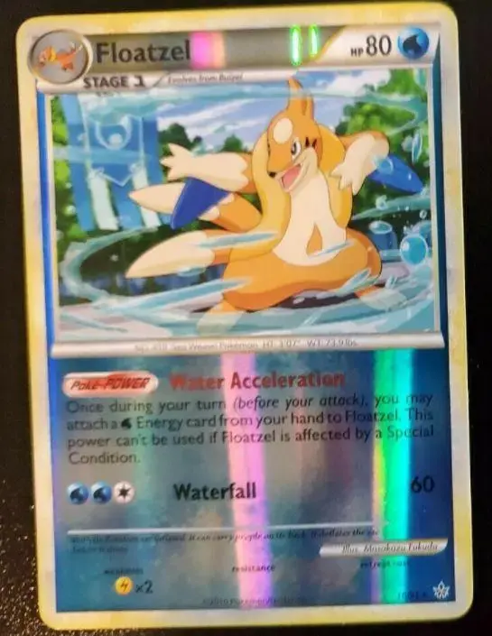 Floatzel [Reverse Holo] - Pokemon Unleashed #16