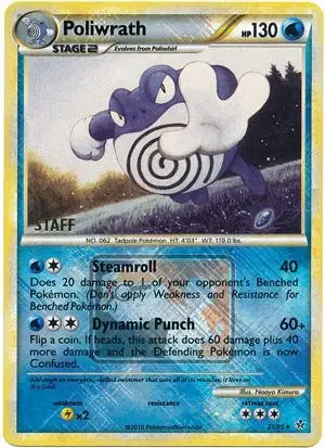 Poliwrath [Crosshatch Staff] - Pokemon Unleashed #21