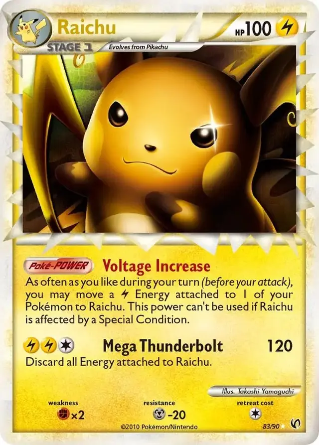 Raichu Prime - Pokemon Undaunted #83
