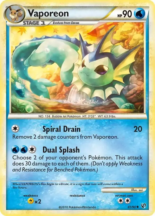 Vaporeon - Pokemon Undaunted #41