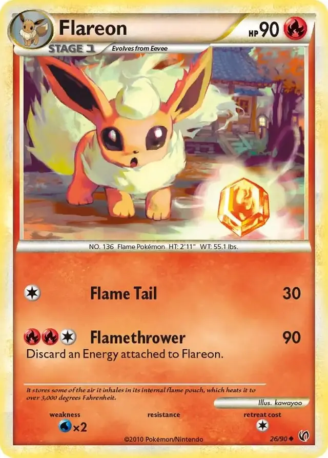 Flareon - Pokemon Undaunted #26