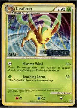 Leafeon [Prerelease Staff] - Pokemon Undaunted