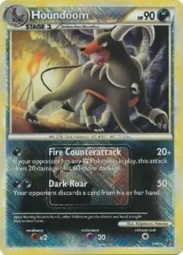 Houndoom [Reverse Holo League] - Pokemon Undaunted #5