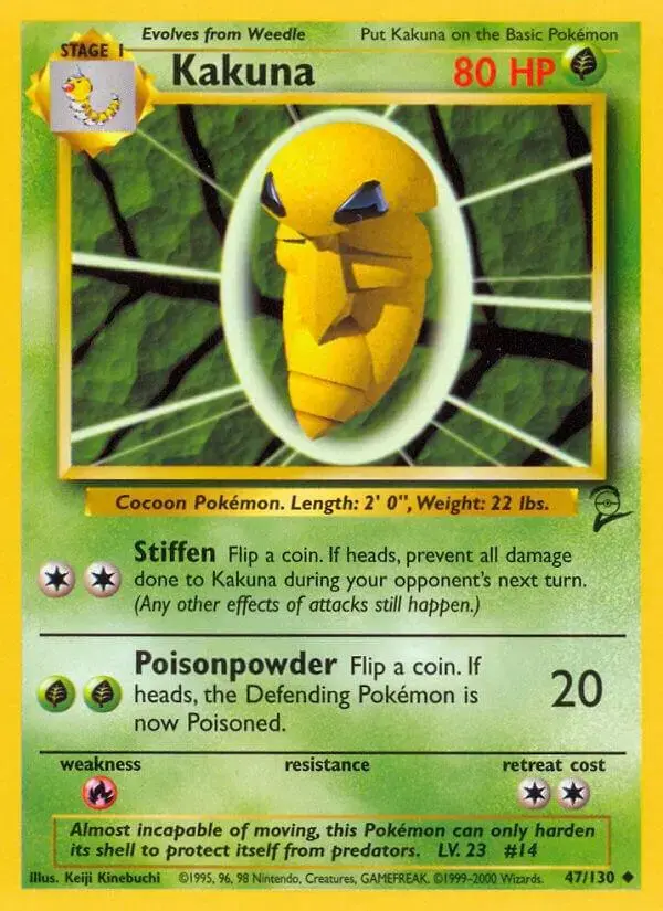 Kakuna - Pokemon Base Set 2 #47