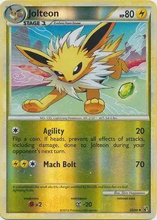 Jolteon [Reverse Holo] - Pokemon Undaunted #28