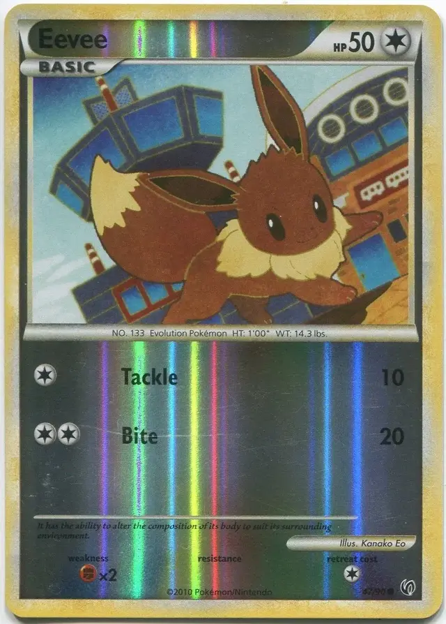 Eevee [Reverse Holo] - Pokemon Undaunted #47
