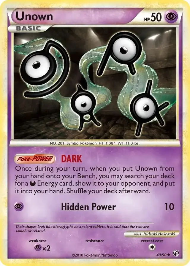 Unown - Pokemon Undaunted #40
