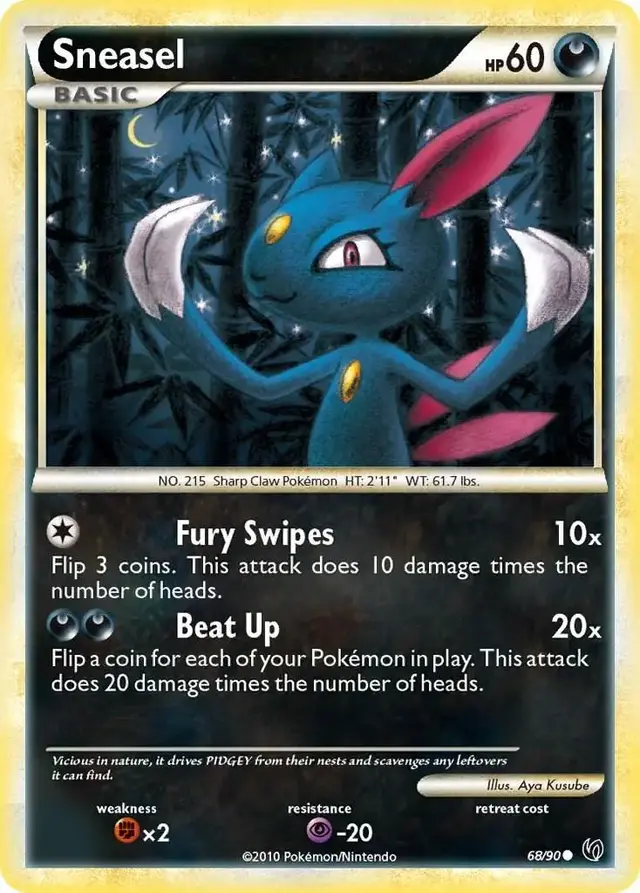 Sneasel - Pokemon Undaunted #68