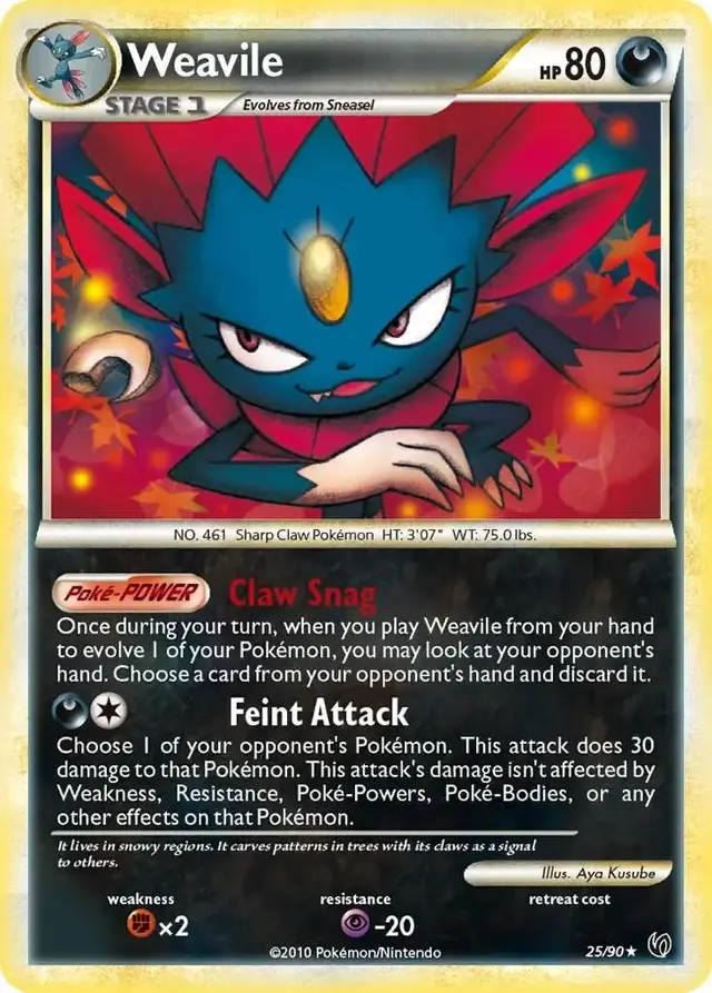 Weavile - Pokemon Undaunted #25