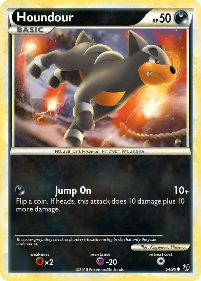 Houndour - Pokemon Undaunted #54