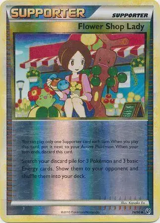 Flower Shop Lady [Reverse Holo] - Pokemon Undaunted #74