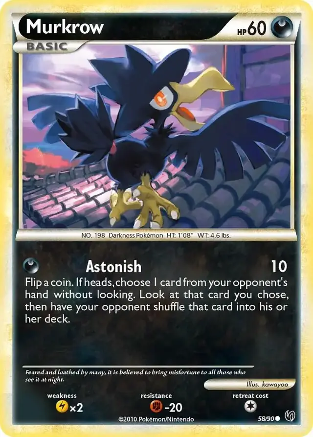 Murkrow - Pokemon Undaunted #58