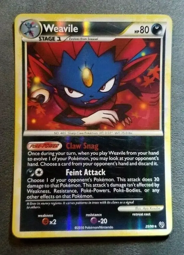Weavile [Reverse Holo] - Pokemon Undaunted #25
