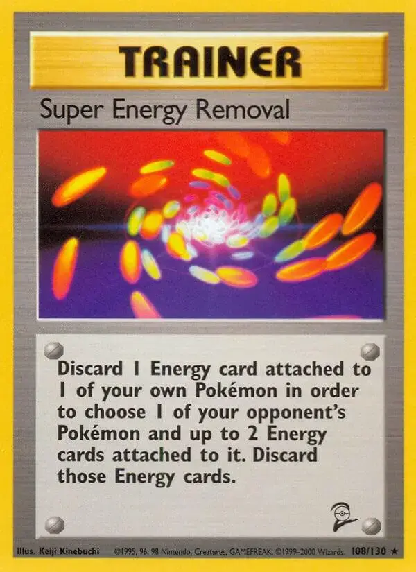 Super Energy Removal - Pokemon Base Set 2 #108
