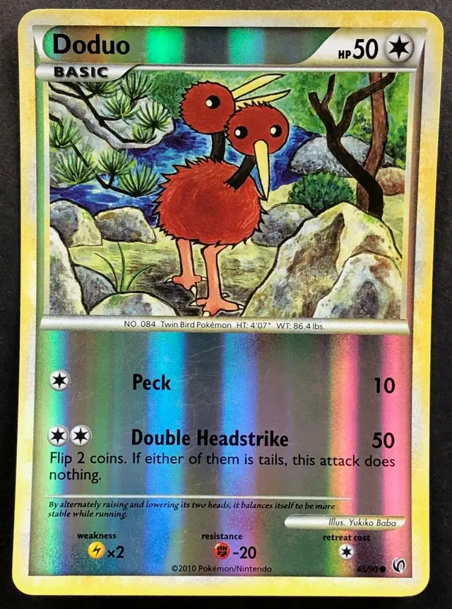 Doduo [Reverse Holo] - Pokemon Undaunted #45