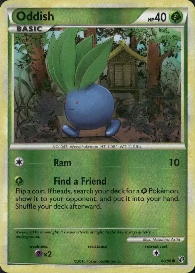 Oddish [Reverse Holo] - Pokemon Undaunted #60