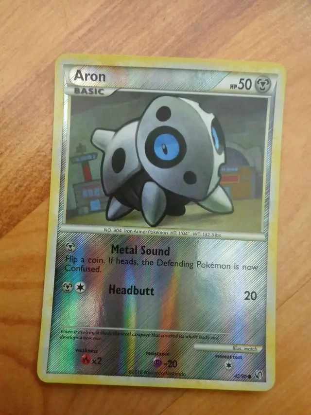 Aron [Reverse Holo] - Pokemon Undaunted #42