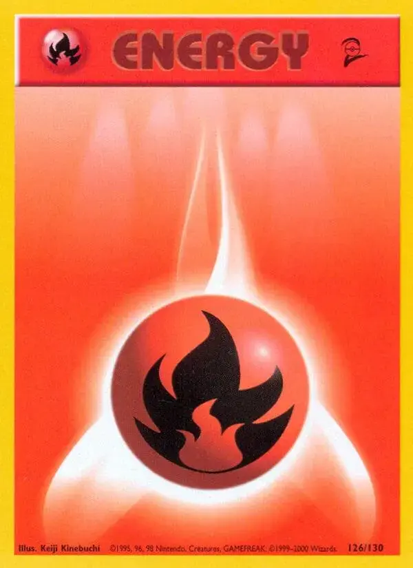 Fire Energy - Pokemon Base Set 2 #126