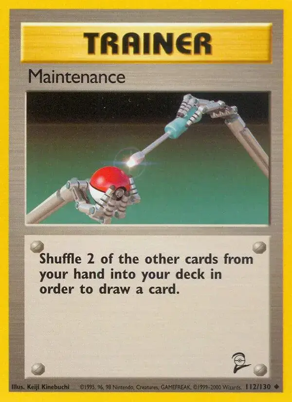 Maintenance - Pokemon Base Set 2 #112