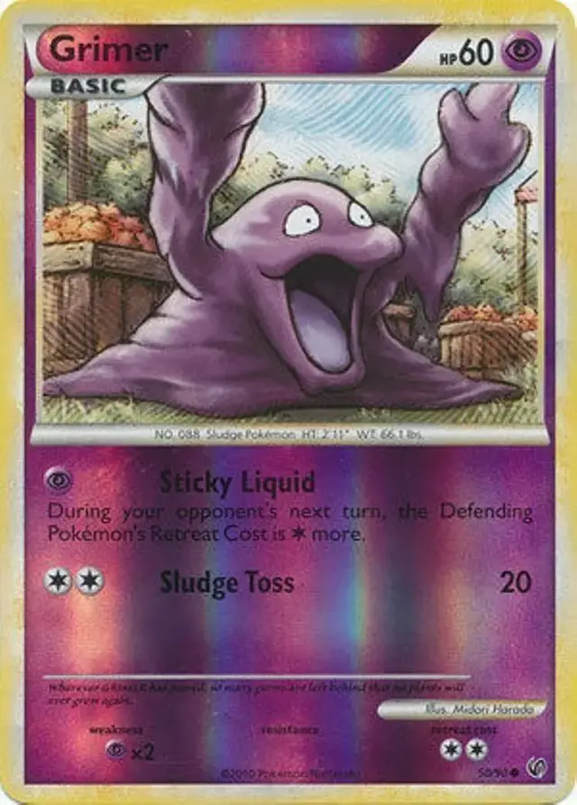 Grimer [Reverse Holo] - Pokemon Undaunted #50