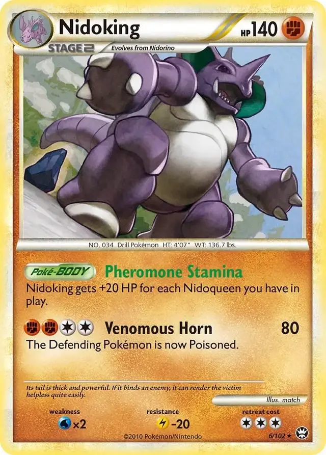 Nidoking - Pokemon Triumphant #6