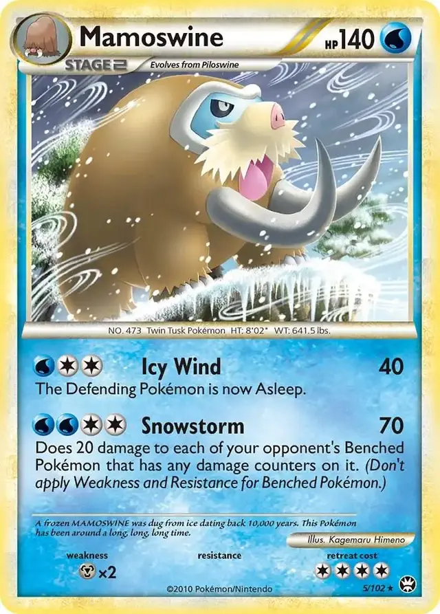 Mamoswine - Pokemon Triumphant #5