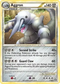 Aggron 1 - Pokemon Triumphant