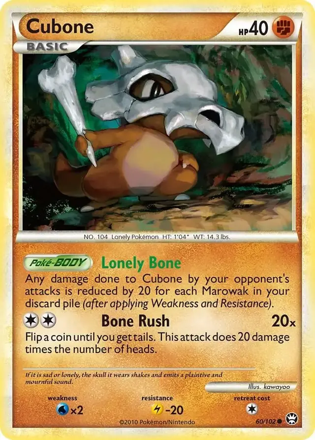 Cubone - Pokemon Triumphant #60
