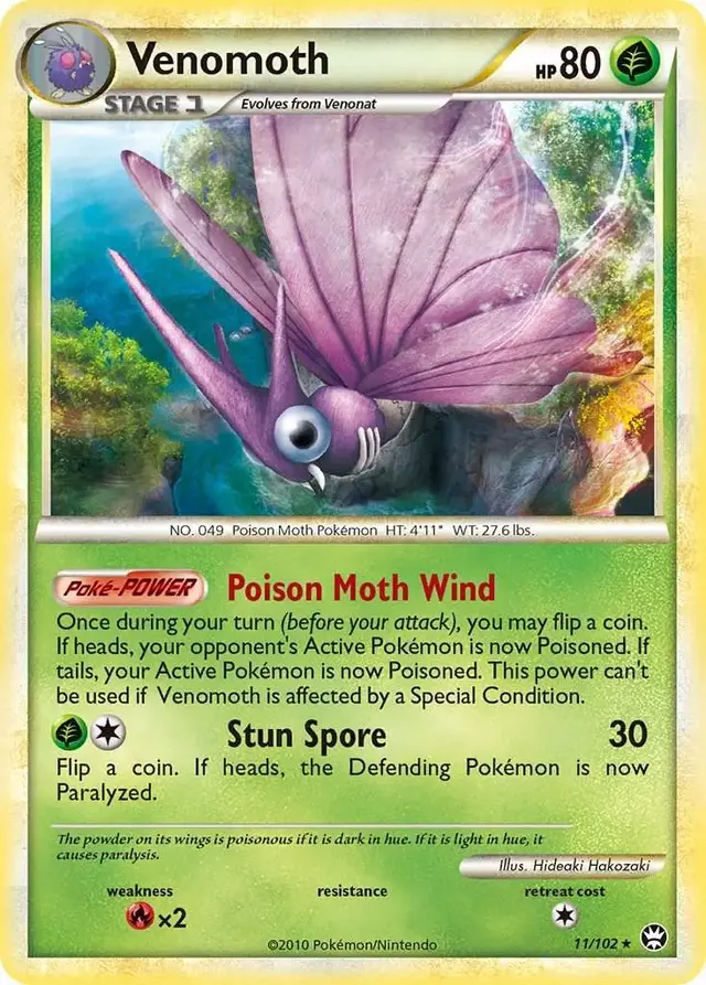 Venomoth - Pokemon Triumphant #11