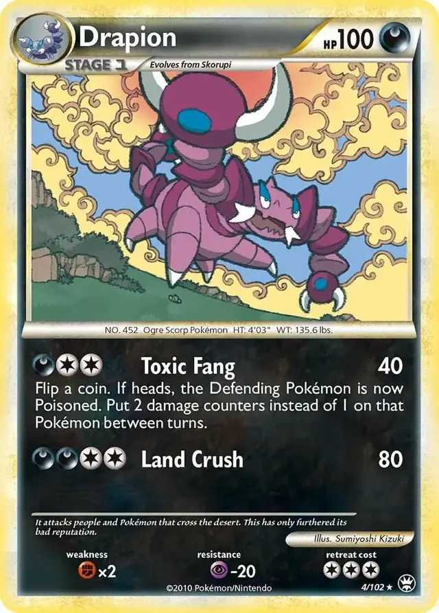 Drapion - Pokemon Triumphant #4