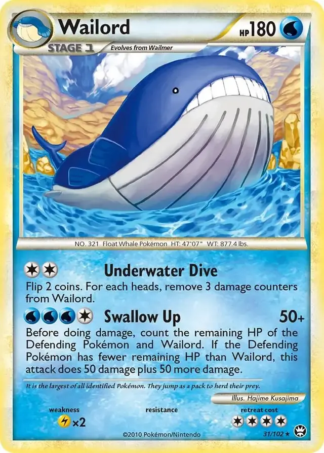 Wailord - Pokemon Triumphant #31