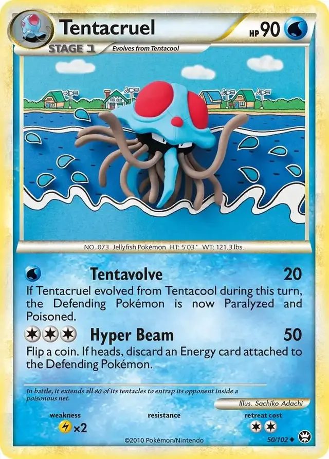 Tentacruel - Pokemon Triumphant #50