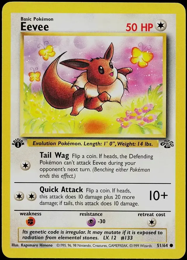 Eevee [1st Edition] - Pokemon Jungle #51