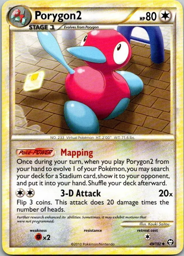 Porygon 2 - Pokemon Triumphant #49