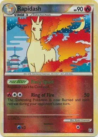 Rapidash [Reverse Holo] - Pokemon Triumphant #8