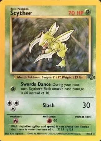 Scyther - Pokemon Jungle #10